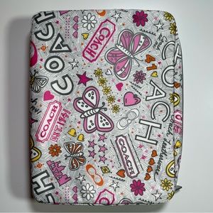 Coach Poppy Bandana Butterfly Graffiti laptop case/sleeve